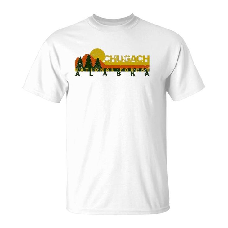 Chugach National Forest Vintage Retro T-Shirt