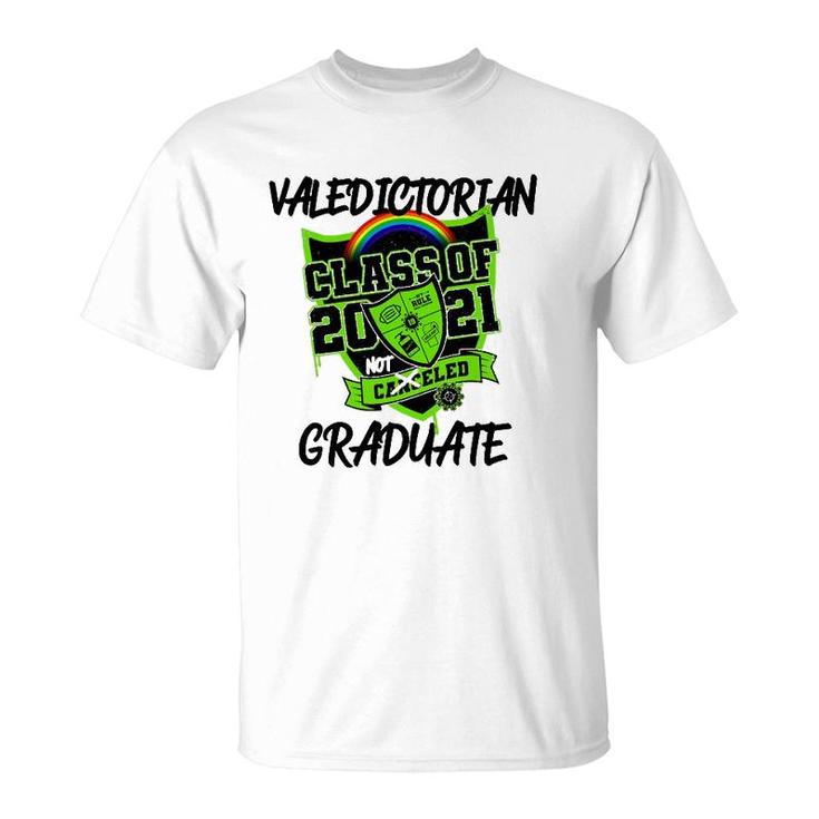 Class Of 2021 Valedictorian Graduate Student Funny T-Shirt