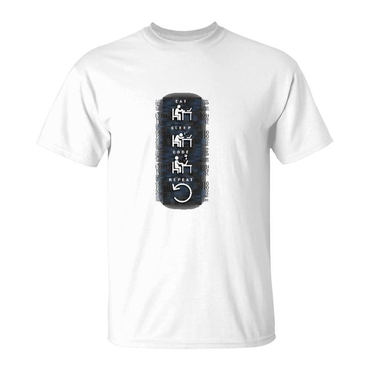 Computer Programmer Code Funny Geek Gift  T-Shirt