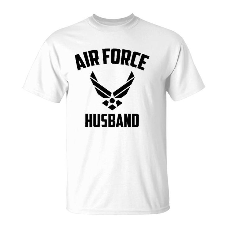 Cool Air Force Husband Gift Best Proud Military Men  T-Shirt