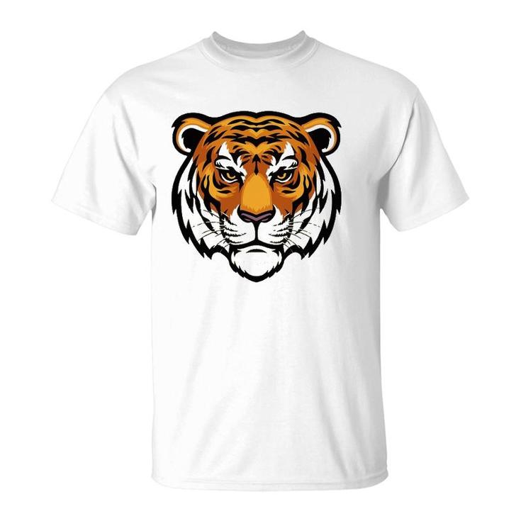 Cool Bengal Tiger Looking Straight Birthday New Year T-Shirt