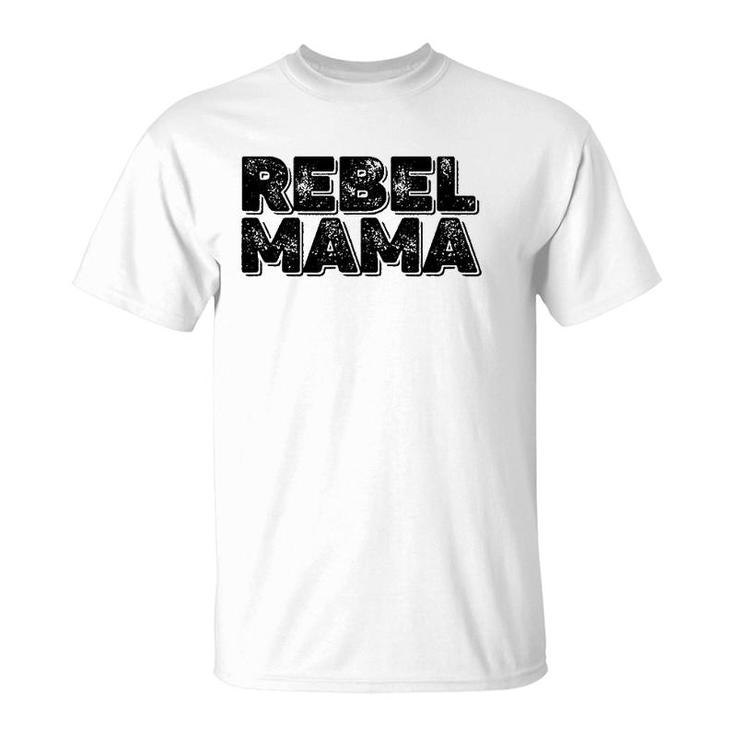 Cool Rebel Mama Retro T-Shirt