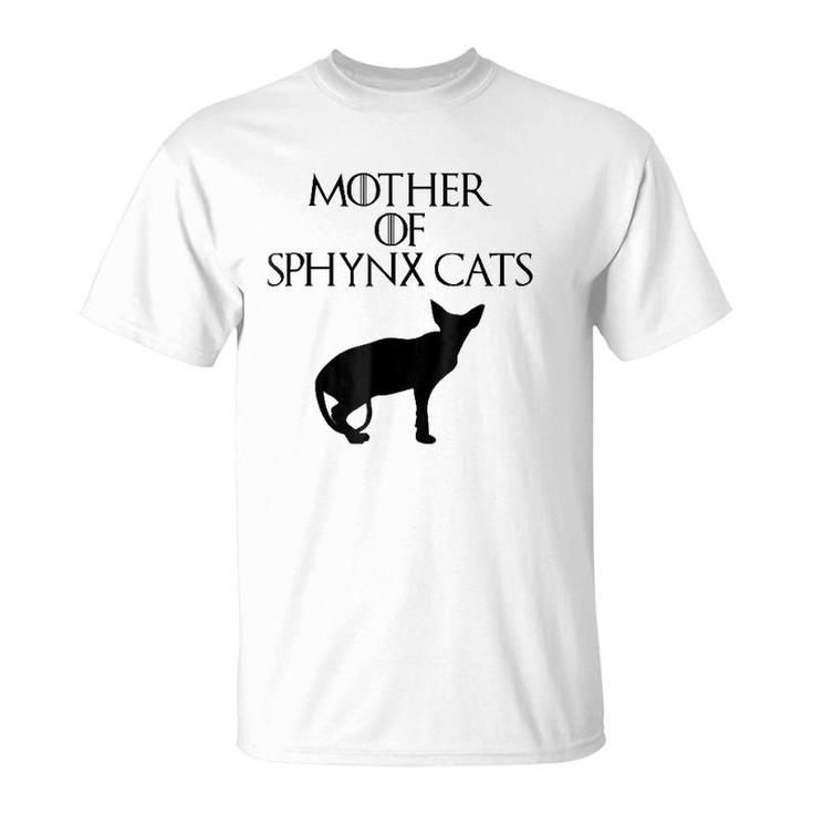 Cute & Unique Black Mother Of Sphynx Cats E010509 Ver2 T-Shirt