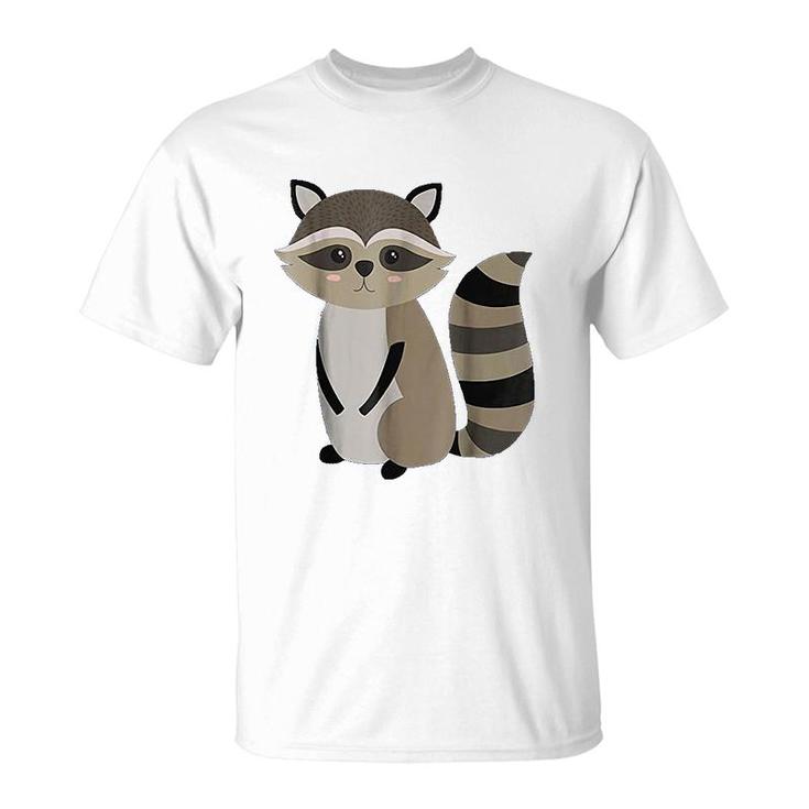 Cute Baby Raccoon  Animal  Nature Lover T-Shirt