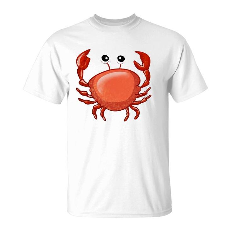 Cute Crab For Kids Ocean Animal Sea Creature Funny Crabs T-Shirt