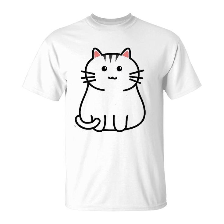 Cute Gray Tabby Cat Feline Companion Tabby Cats T-Shirt