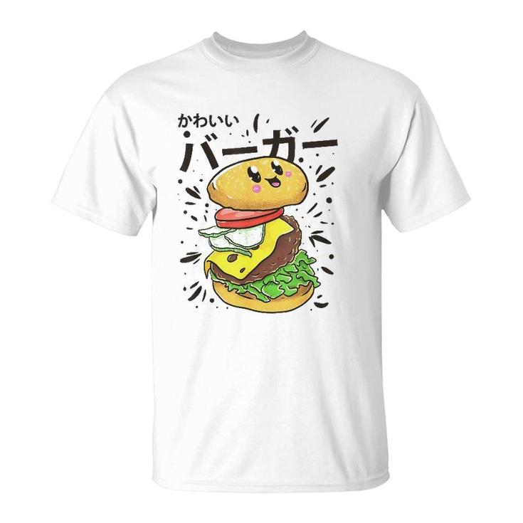 Cute Japanese Burger Kawaii Food Lover T-Shirt