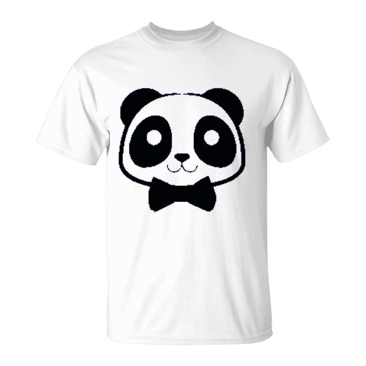 Cute Panda With Bowtie T-Shirt