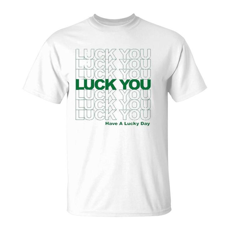 Cute Shamrock Lucky St Patricks Day T-Shirt