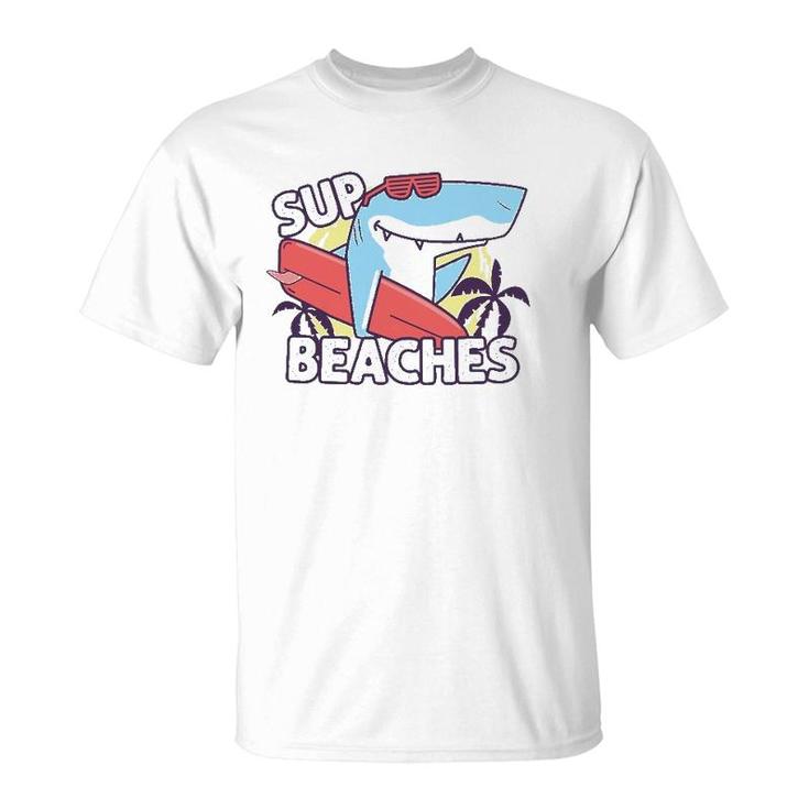Cute Shark  Sup Beaches T-Shirt