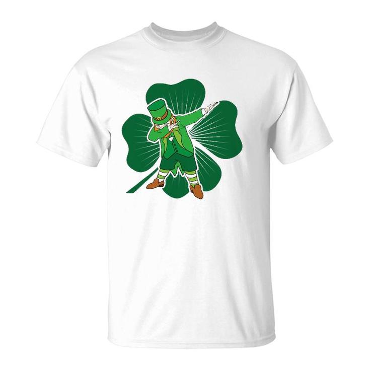Dabbing Leprechaun Irish Dab St Patricks Day Tee T-Shirt
