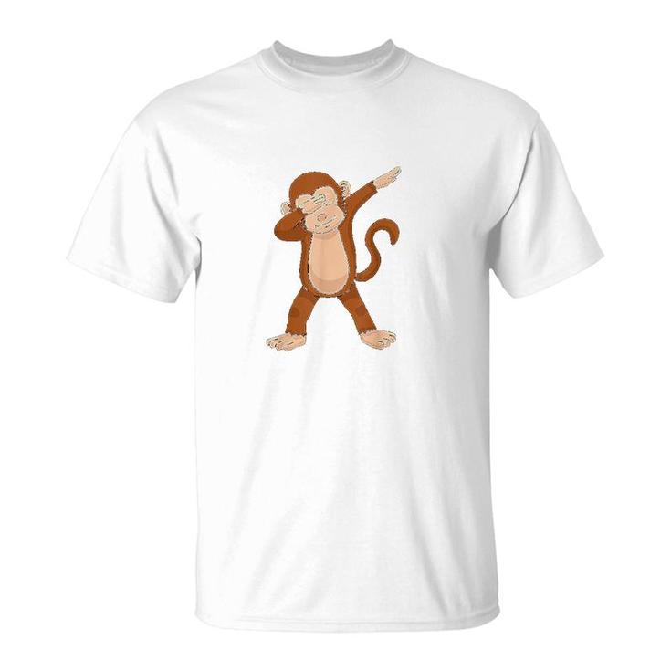 Dabbing Monkey Funny Dab T-Shirt