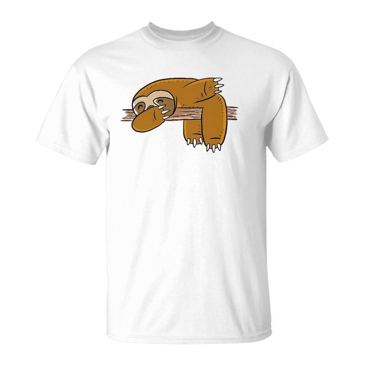 Dabbing Sloth Sloth Dab Dance  Lazy Animal Gift T-Shirt
