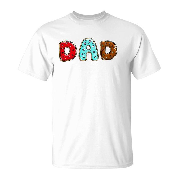 Dad Donuts Funny Doughnut Day 2022 Gift T-Shirt