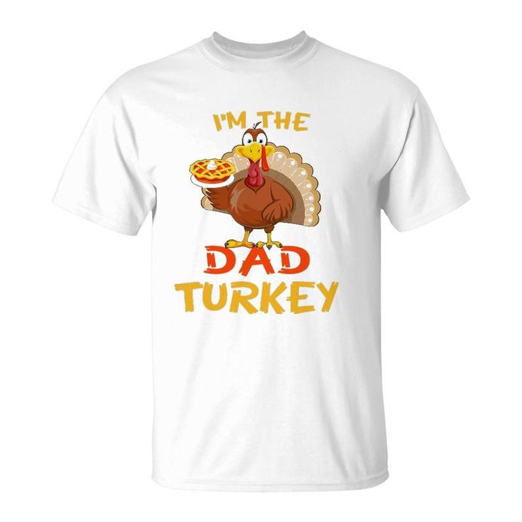 Dad Turkey Matching Family Group Thanksgiving Party Pajama T-Shirt