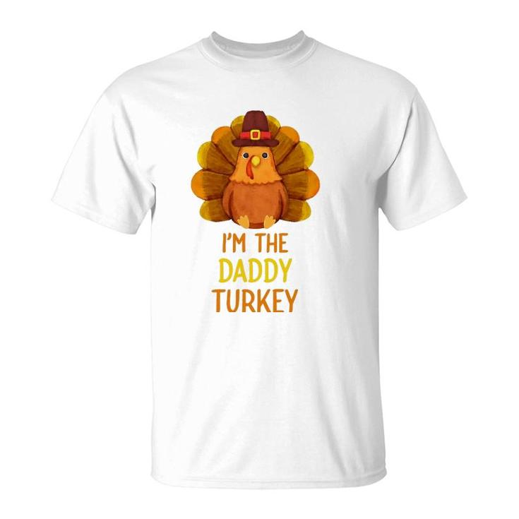 Daddy Turkey Family Matching Thanksgiving Party Pajama T-Shirt