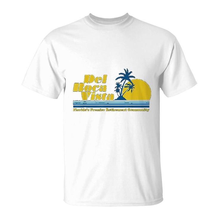 Del Boca Vista Retirement Community Funny Novelty T-Shirt