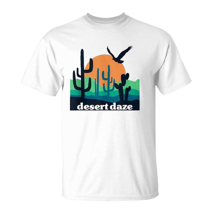 Desert Daze Texas Arizona California Cactus Southwest Sunset  T-Shirt