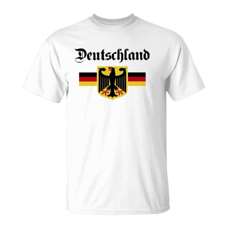 Deutschland Flag Of German Eagle Germany German T-Shirt