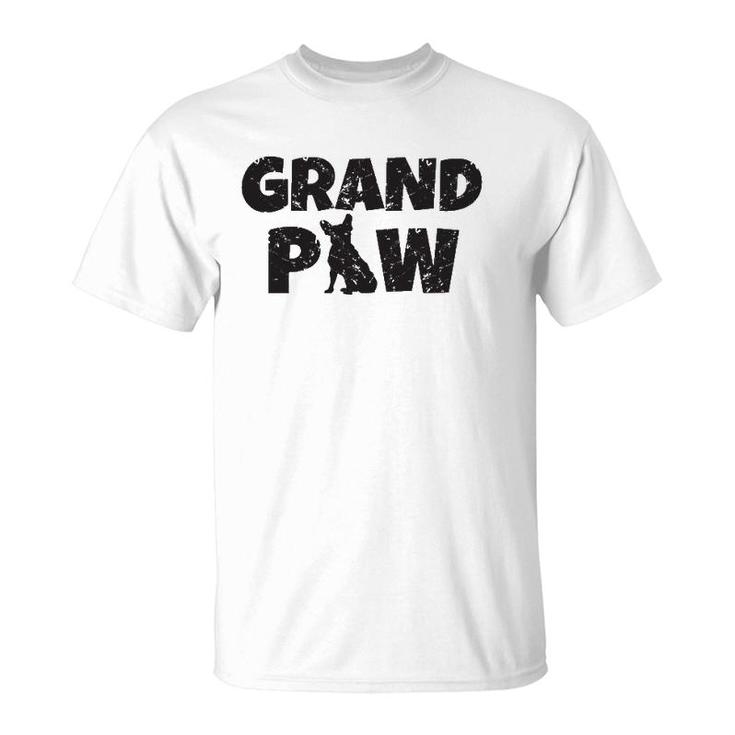 Dog Grandpa French Bulldog Grand Paw Lovers Grandpaw T-Shirt