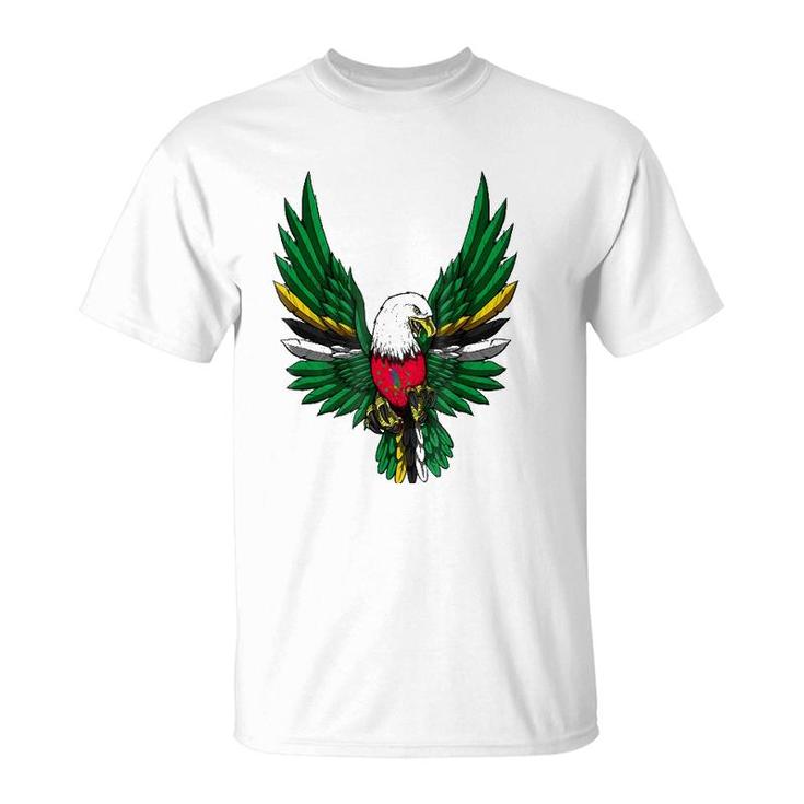 Dominica Flag  Dominican Flag Eagle T-Shirt