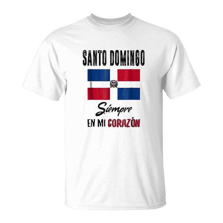 Dominican Republic Santo Domingo Flag Beach Souvenirs T-Shirt