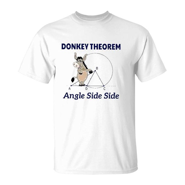 Donkey Theorem Angle Side Side T-Shirt
