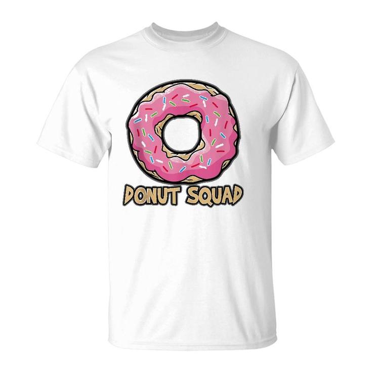 Donut Squad Funny Tasty Lover Fast Food Cafe Truck Gift  T-Shirt