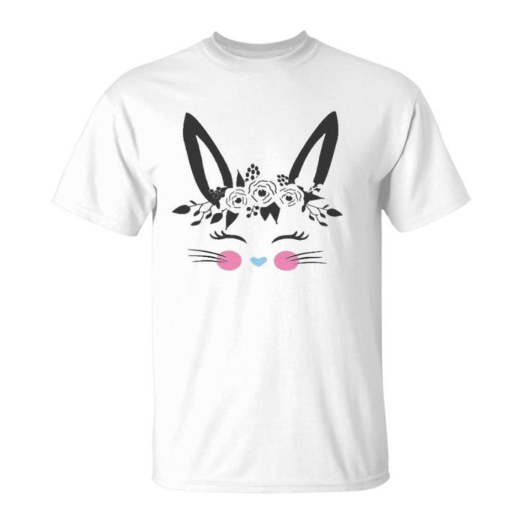 Easter Bunny Face For Her Teenage Girl Teen Daughter T-Shirt
