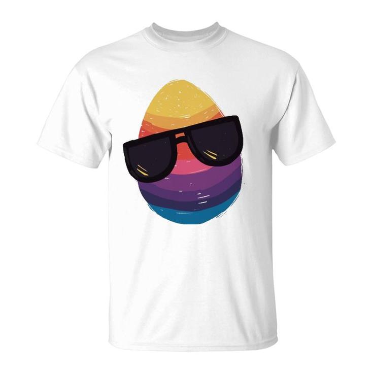 Easter Egg With Sunglasses Happy Easter Egg 2022 Ver2 T-Shirt