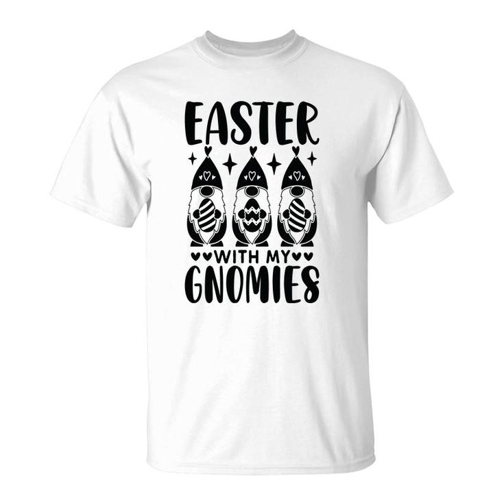 Easter With My Gnomies With Eggs Heart Easter Day T-shirt