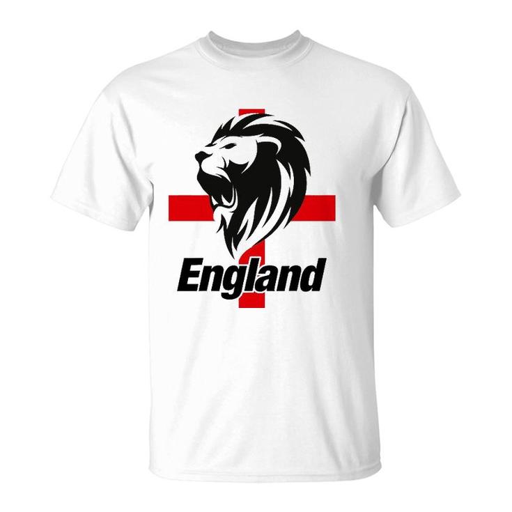 England Football, English Soccer Team, St George, Lion, Euro T-Shirt