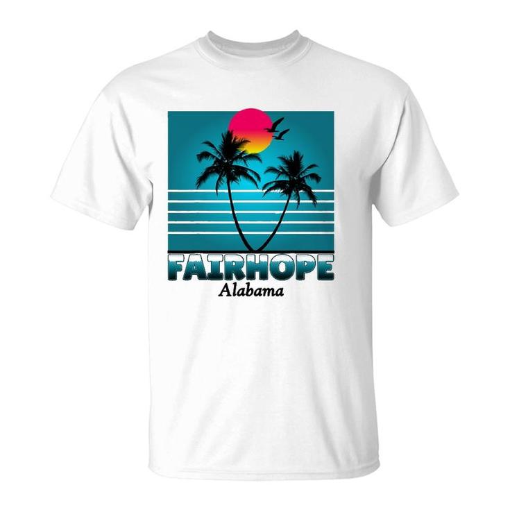 Fairhope Alabama Holiday Retro Vintage Gift T-Shirt