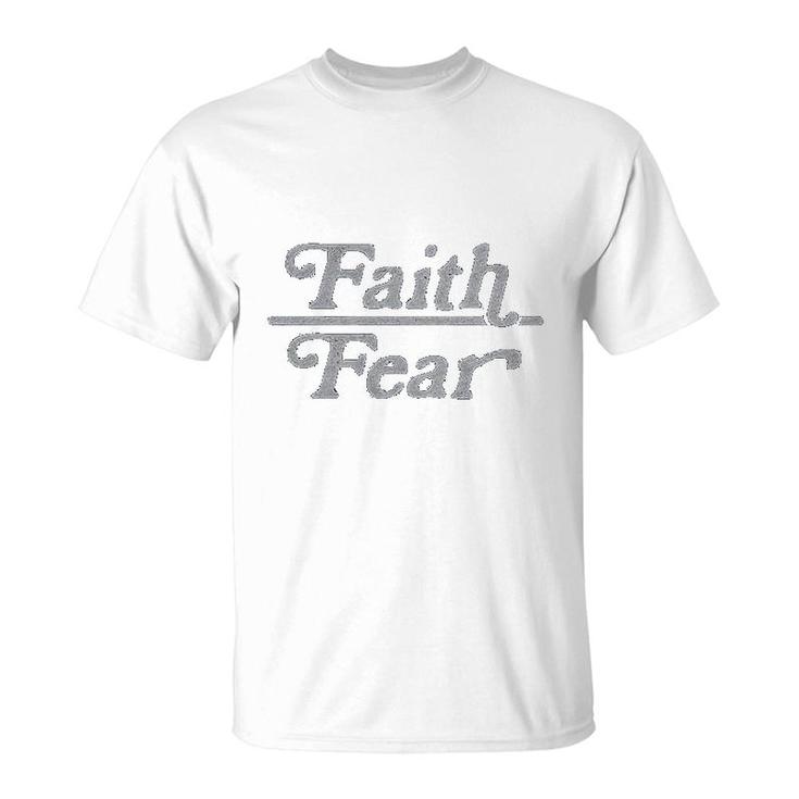 Faith Over Fear Cute Religion Faithful Empowerment T-Shirt