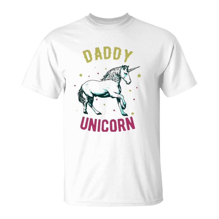 Father's Day Funny Gift - Daddy Unicorn T-Shirt