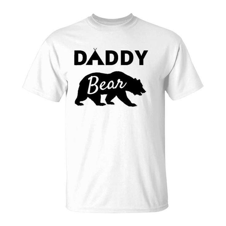 Father's Day Gift From Wife Son Daughter Baby Kids Daddy Bear T-Shirt