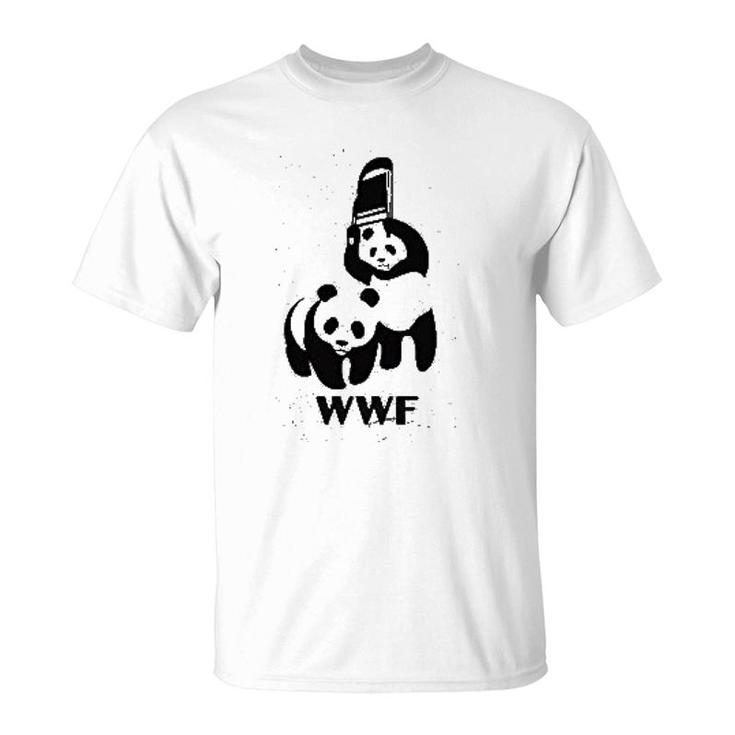 Fighting Panda Naughty Couple T-Shirt