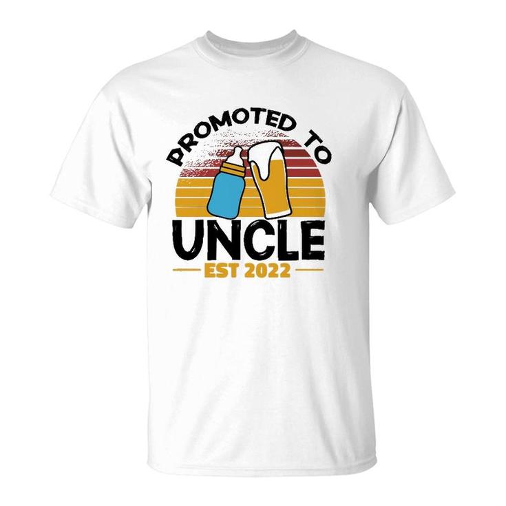 First Time Uncle Promoted To Uncle 2022  T-Shirt