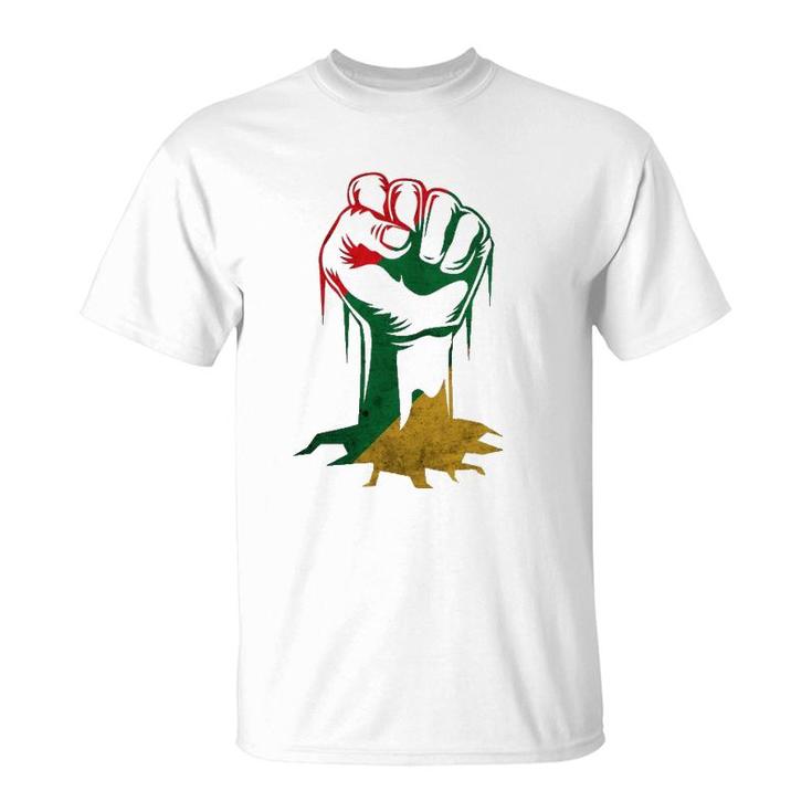 Fist Power For Black History Month Or Juneteenth T-Shirt