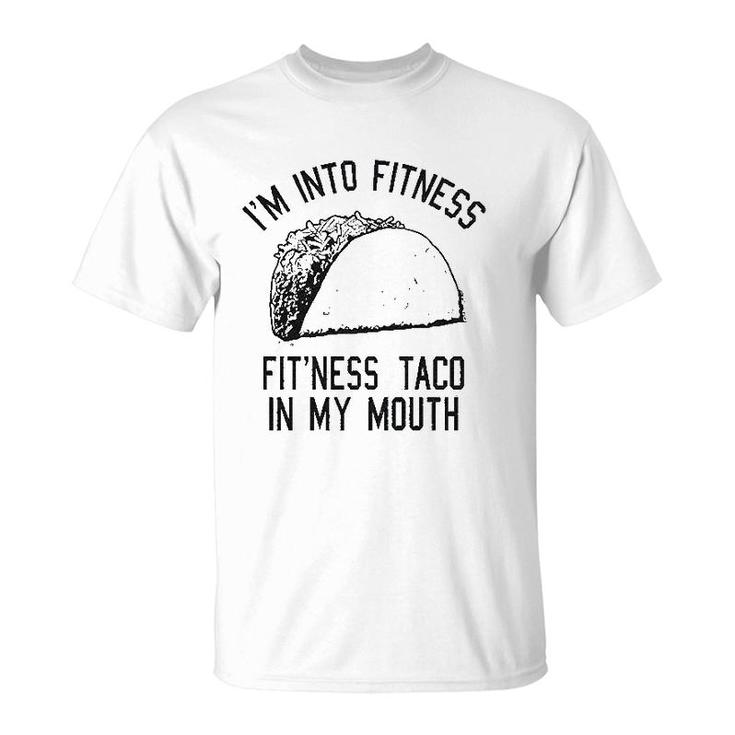 Fitness Taco Funny Gym Cool Humor T-Shirt