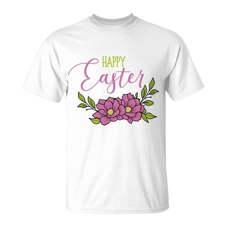 Floral Happy Easter T-Shirt