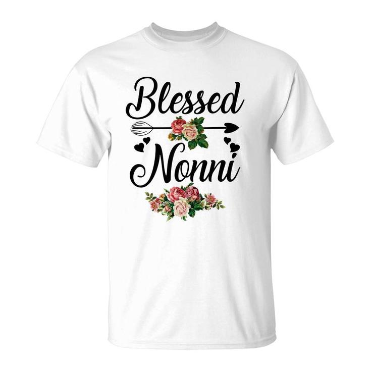 Flower Blessed Nonni T-Shirt