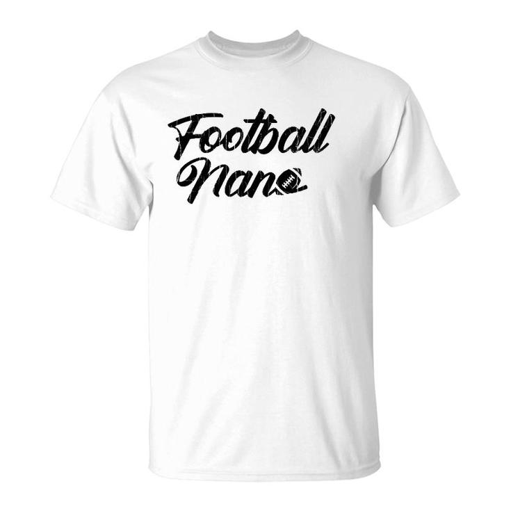 Football Nana Funny Grandma Grandmother Graphic T-Shirt