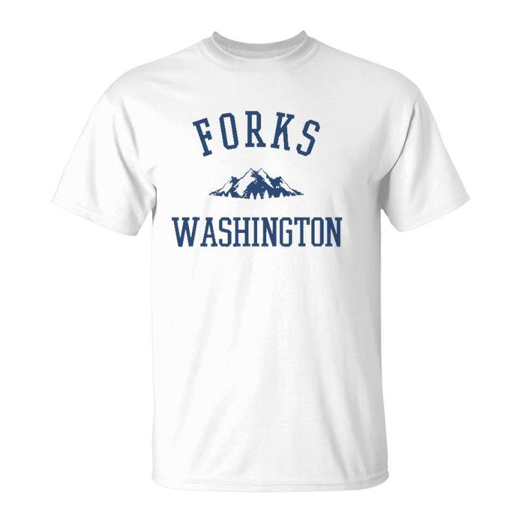 Forks Washington Mountain Graphic T-Shirt