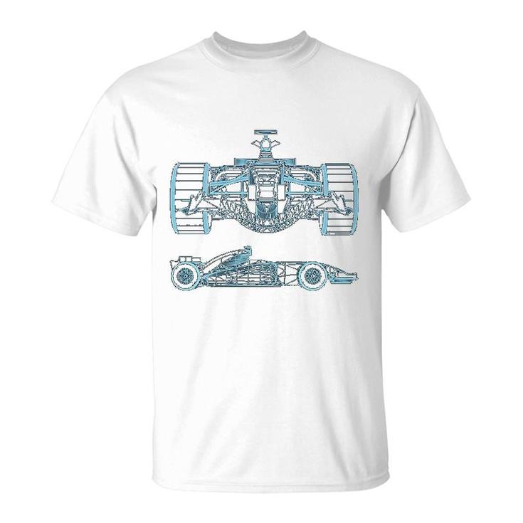 Formula Racing Car Mechanical Engineering T-Shirt