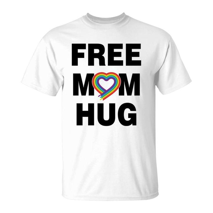 Free Mom Hug Black T-Shirt