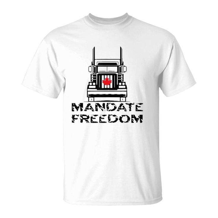 Freedom Convoy 2022 Mandate Freedom Trucker Tank Top T-Shirt