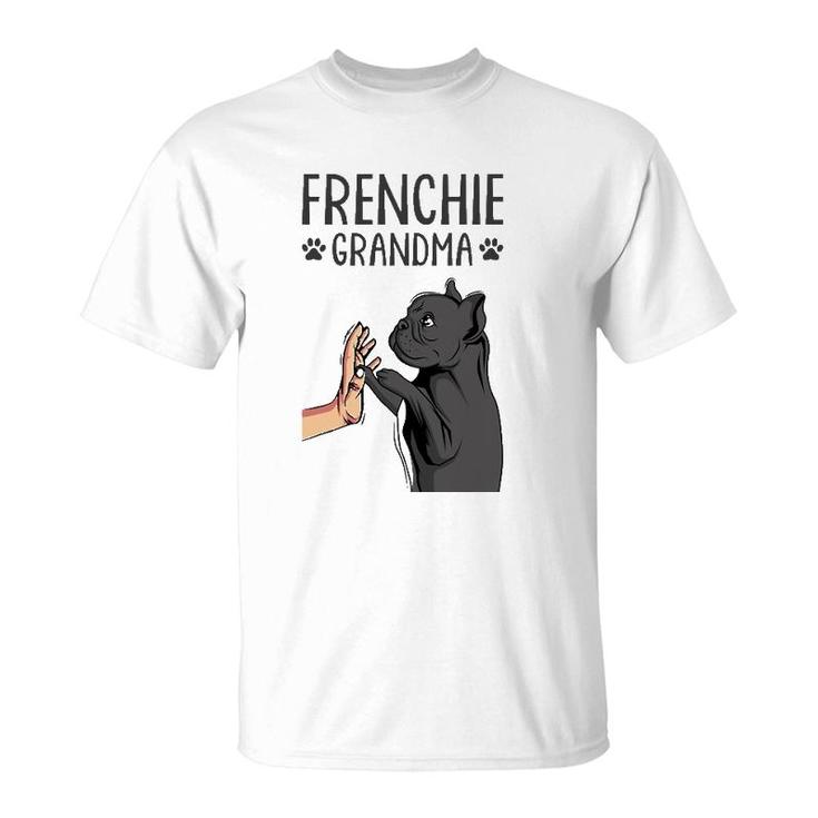 French Bulldog Grandma Frenchie Dog Lover Womens T-Shirt