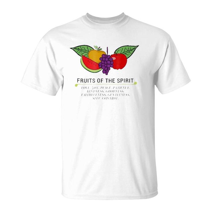 Fruits Of The Spirit- Inspirational Christian T-Shirt