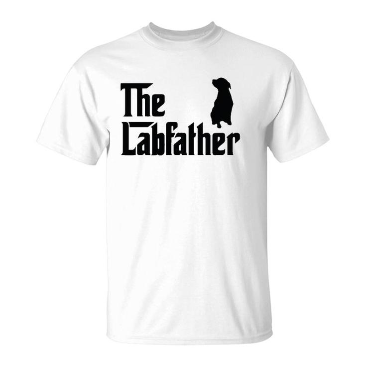 Funny Coolest Lab Dad For Black Labrador Dog Lover Men T-Shirt